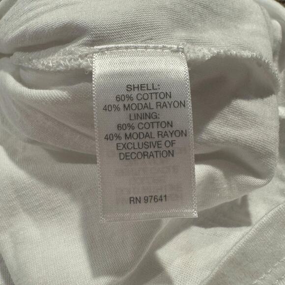 J Jill Tank Top Embroidered Boho Folk Peasant Festival Casual Summer White XS - Picture 3 of 5